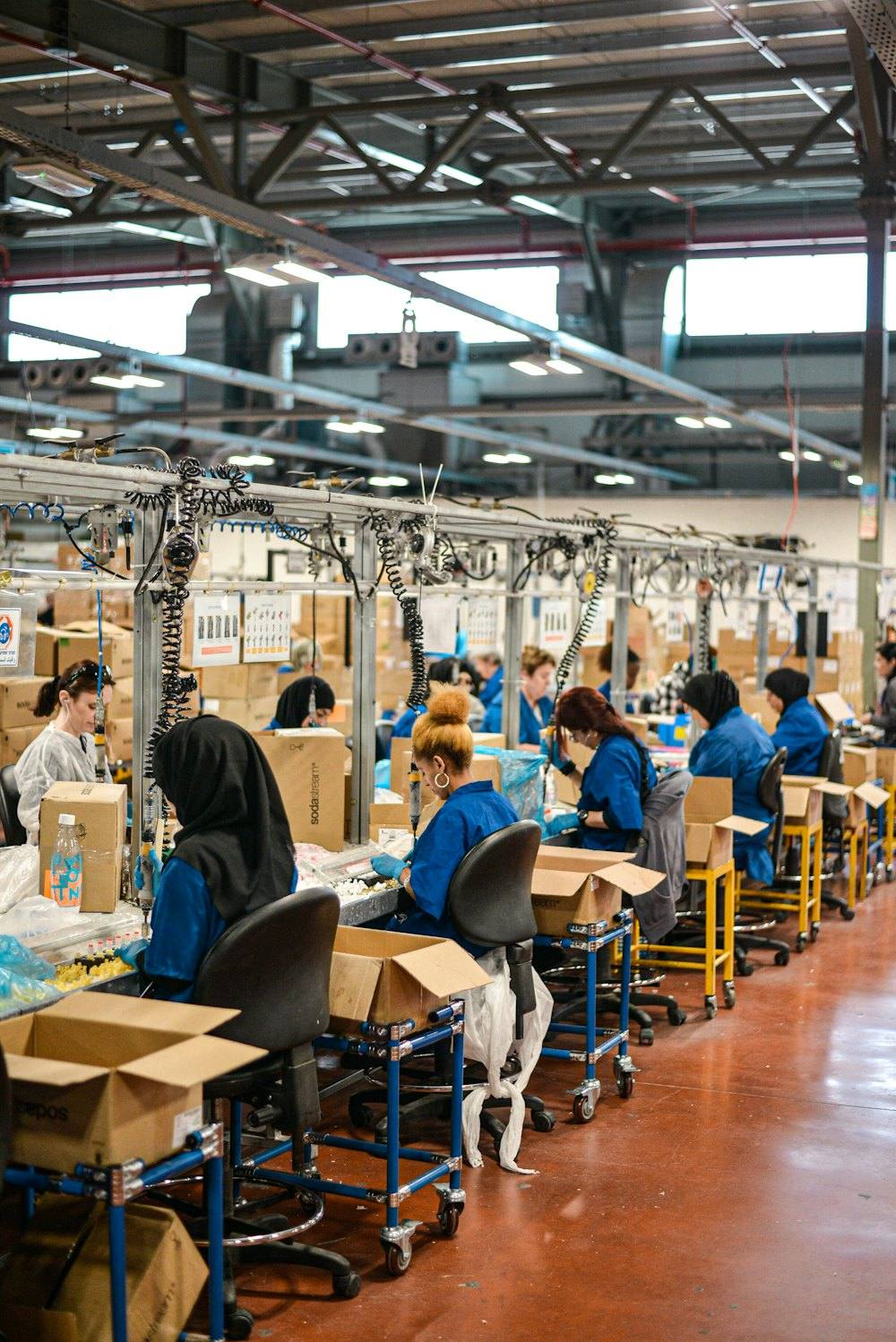 Factory production line